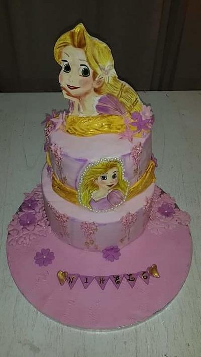rapunzel cake - Cake by Mona Art Gateaux