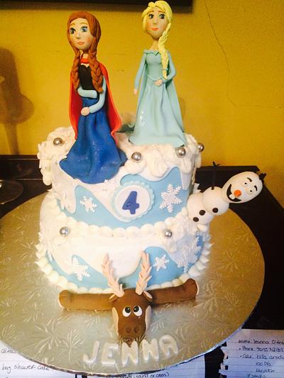 Frozen!  - Cake by Maricela 
