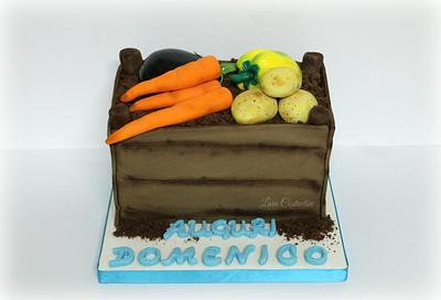 A cassette with vegetables!!! - Cake by Lara Costantini