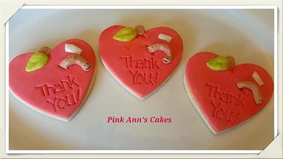 teacher appreciation cookies!  - Cake by  Pink Ann's Cakes
