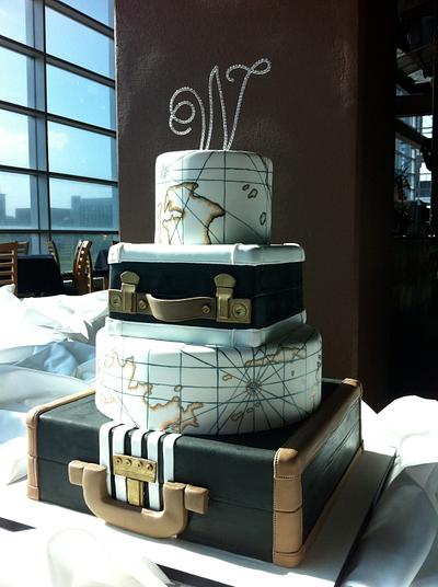 World Traveler Cake - Cake by Renay Zamora
