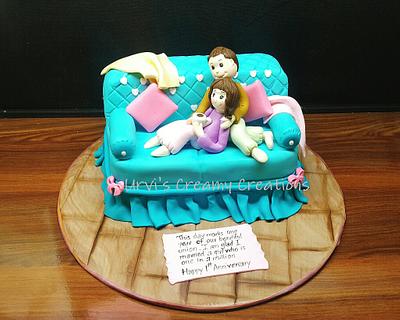 Sofa Cake - Cake by Urvi Zaveri 