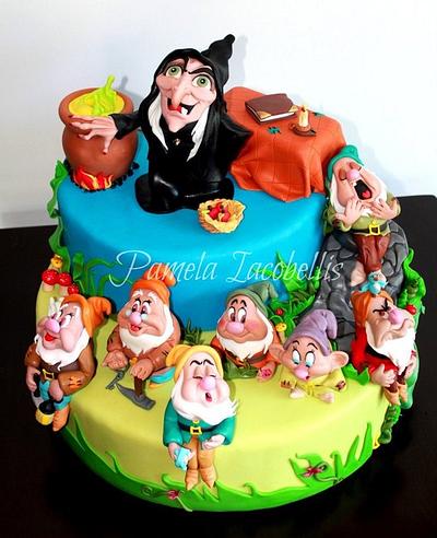 Cake Witch and the 7 Dwarfs - Cake by Pamela Iacobellis