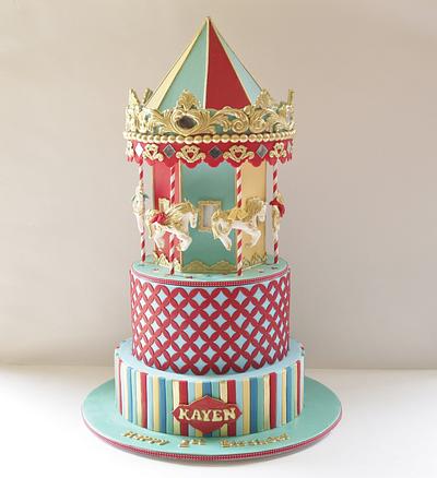 carousel cake. - Cake by Cakes for mates