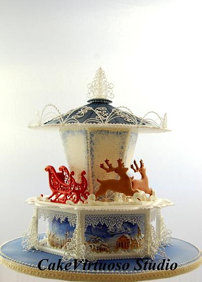 Christmas Carousel cake - Cake by Natasha Ananyeva (CakeVirtuoso Studio)
