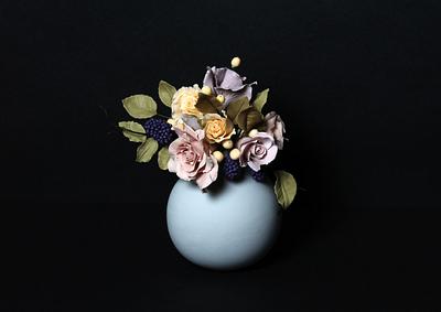 Romantic sugar flowers - Cake by Annasworldofsweets