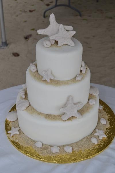 Beach Wedding - Cake by kiki