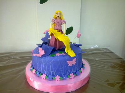 New Rapunzel Cake - Cake by Arte Pastel Repostería y Pastelería