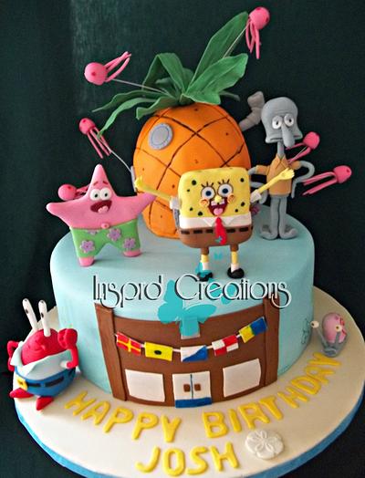 Sponge Bob and friends - Cake by Willene Clair Venter