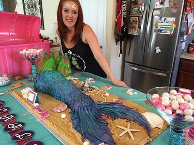 Mermaid Scarlett - Cake by Ttuttlecakes