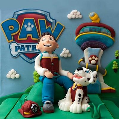 Paw patrol  - Cake by The hobby baker 