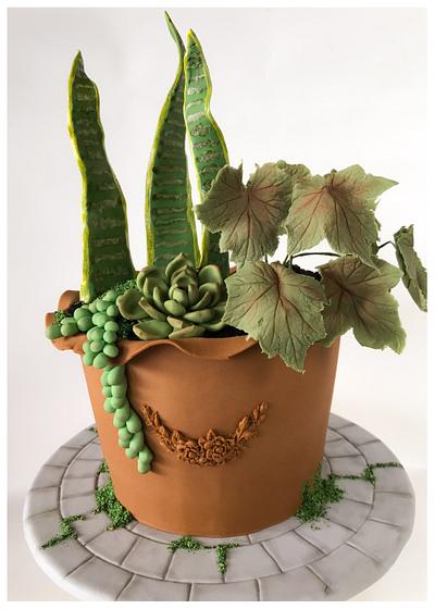 No flowers, only foliage and still beautiful. - Cake by Homebaker