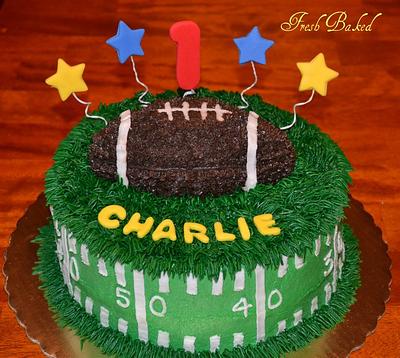 Football First Birthday - Cake by Jamie Dixon