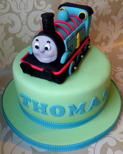 Thomas the tank cake - Cake by Dollybird Bakes