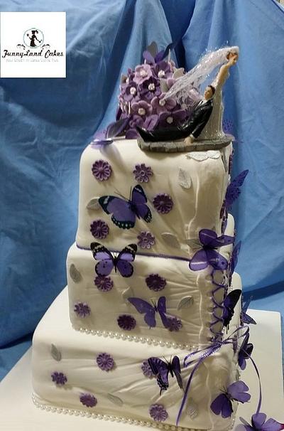 Wedding dress - Cake by FunnyLand Cakes