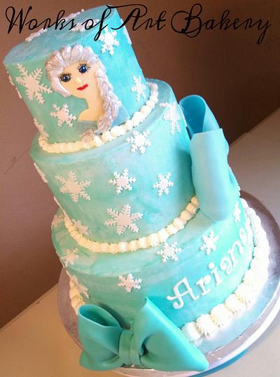 Elsa Disney Frozen Cake - Cake by Kristen Davis