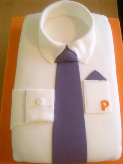 Shirt and Tie - Cake by PetiteSweet-Cake Boutique