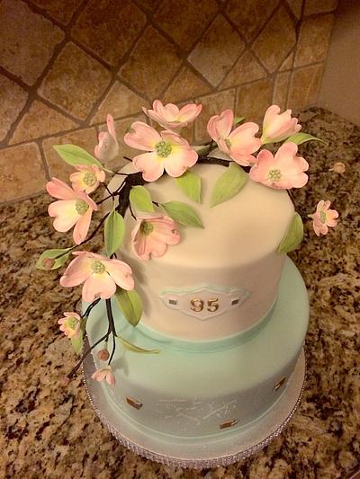Dogwood Blossoms - Cake by Theresa