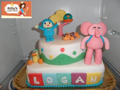 Pocoyo cake - Cake by Roby's Sweet Cakes