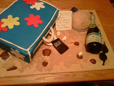 Beach Bag Birthday Cake - Cake by Maureen