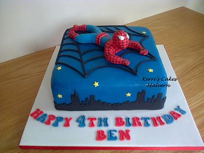 Spiderman for Ben xx - Cake by Kerri's Cakes