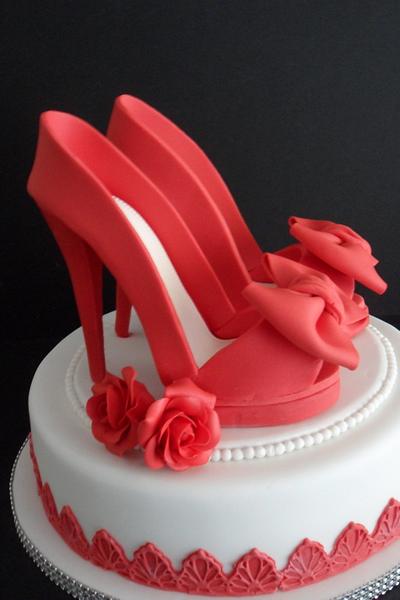 Red Shoes. - Cake by angelcupcakes