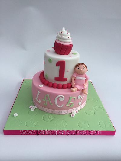 Cupcake themed  - Cake by Perfect Party Cakes (Sharon Ward)