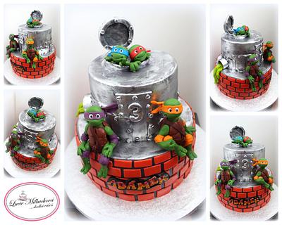 Ninja Turtles - Cake by Lucie Milbachová (Czech rep.)