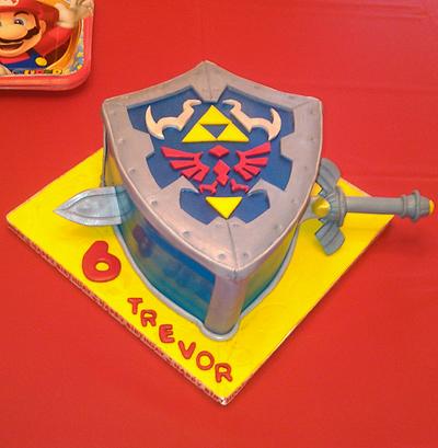 Trevor's special Legend of Zelda cake - Cake by Bonnie