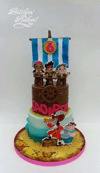 Jake and the neverland pirates - Cake by Sharon Fitzgerald @ Bitchin' Bakes