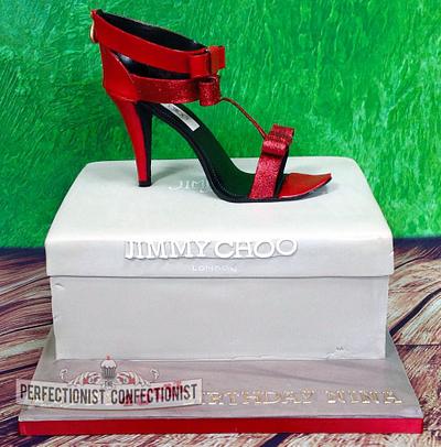 Nina - Jimmy Choo Birthday Cake  - Cake by Niamh Geraghty, Perfectionist Confectionist