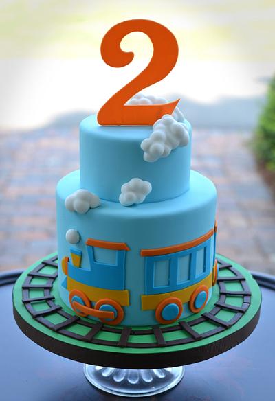 Little Train Cake - Cake by Elisabeth Palatiello