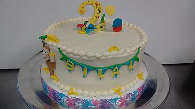 Curious George - Cake by MADcrumbs