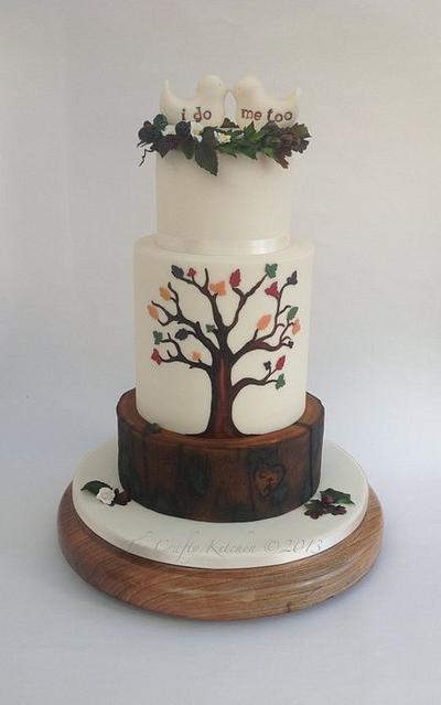 Autumn Wedding - Cake by The Crafty Kitchen - Sarah Garland