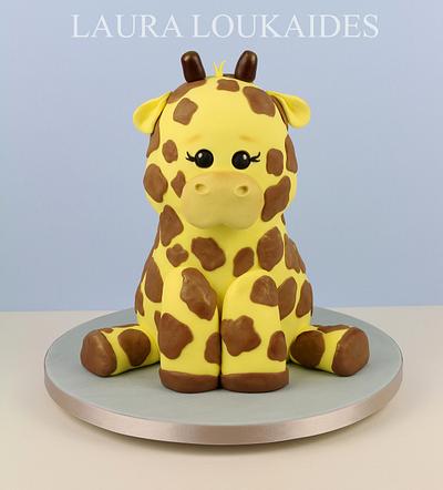 Baby Giraffe Cake - Cake by Laura Loukaides