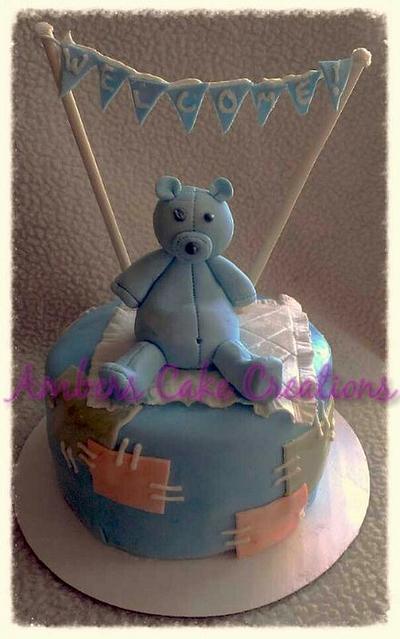 welcome baby - Cake by amber hawkes