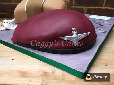Parachute regiment cake - Cake by Caggy