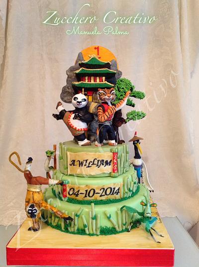 Kung fu Pand Cake - Cake by ZuccheroCreativo