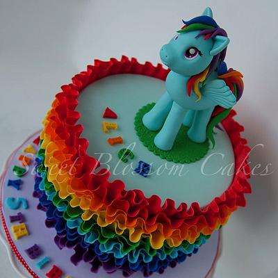 Rainbow dash cake - Cake by Tatyana
