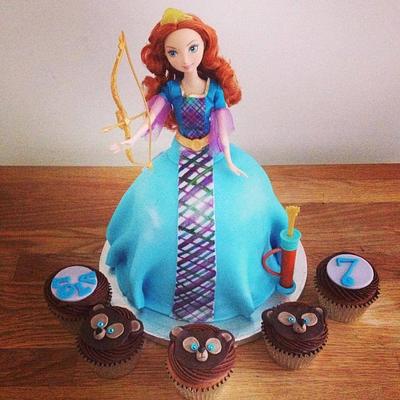 Brave doll cake - Cake by Candy's Cupcakes