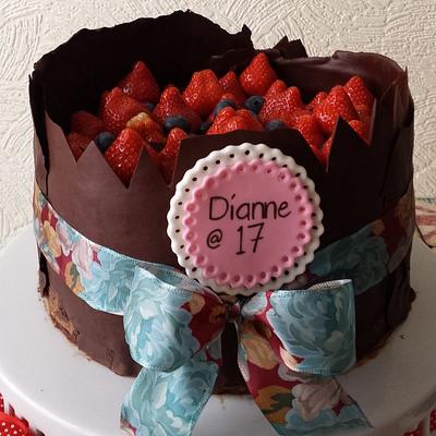chocolate collar cake - Cake by Claribel 