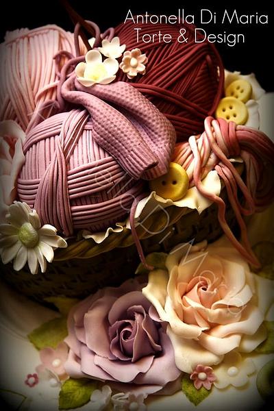 grandma's knitting basket - Cake by Antonella Di Maria