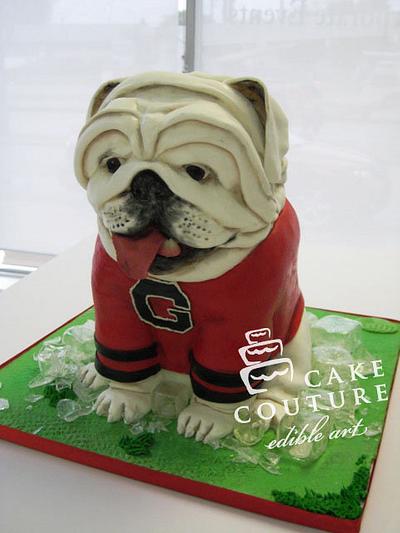 Groom's cake - bulldog - Cake by Cake Couture - Edible Art