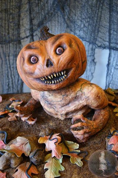 A Pumpkin Monster Birthday Cake - Cake by Tonya Alvey - MadHouse Bakes