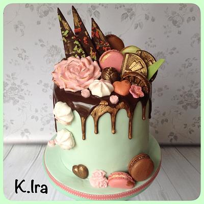 Chocolate drip cake - Cake by KIra