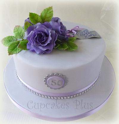 50th Birthday cake - Cake by Janice Baybutt
