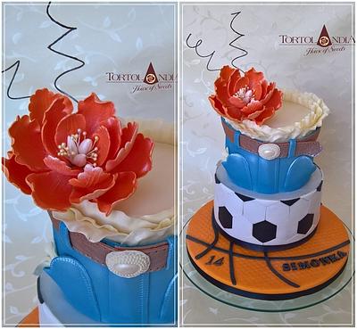 Sports & elegant cake - Cake by Tortolandia