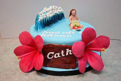 Hawaiian Themed Cake - Cake by Sweet_Tooth