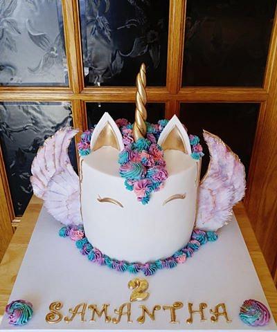 Winged Unicorn cake - Cake by Enza - Sweet-E