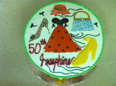 Lady's 50th - Cake by Lanett